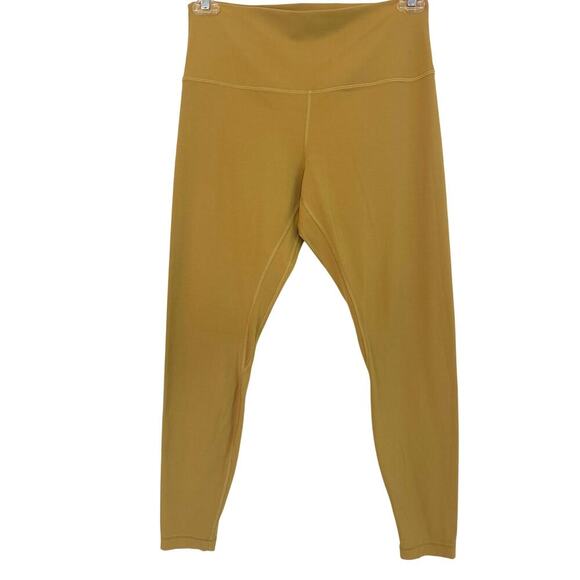 Lululemon Women's Align Leaf Green HighRise Leggings Size 12 Yoga Pilates Casual - Picture 1 of 8